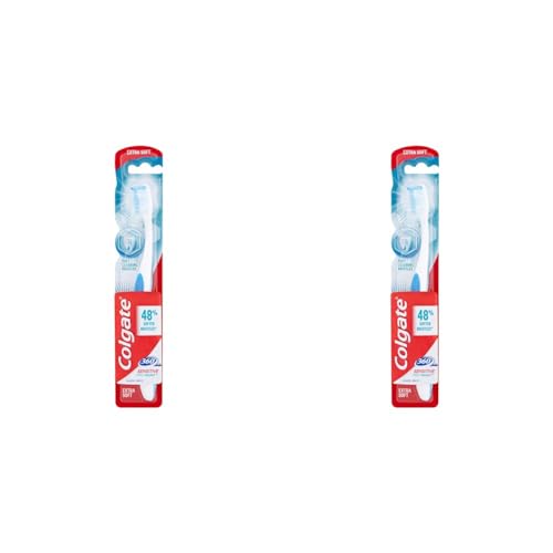 Colgate 360 Sensitive PRO-Relief Extra Soft Toothbrush (Pack of 2)