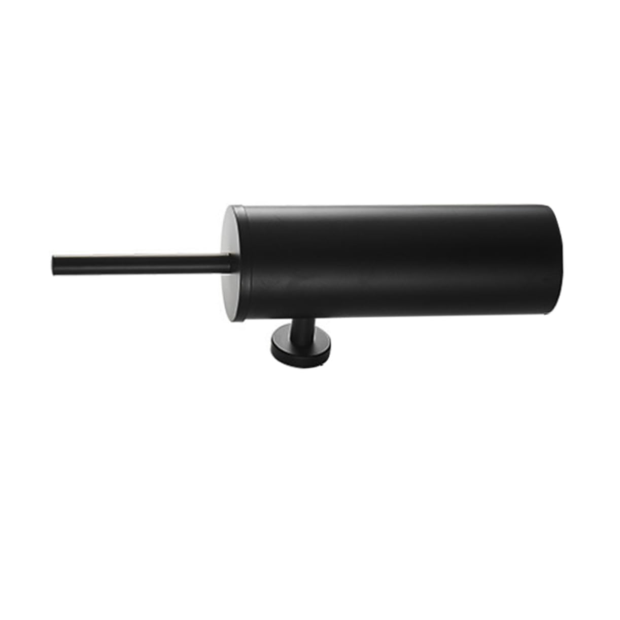 Brosse WC murale noire support brosse dense de nettoyage pour petite salle de bain