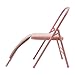 Yoga Auxiliary Chair with Lumbar Back Support, Foldable Balance Handstand Training Tool Yoga Equipment Metal Folding Chair Balance Handstand Training Tool, Load Bearing: 110kg/242.51lbs (Pink)