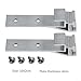 Stainless Steel Camping Table Connecting Clasp Set — 2-Pack Portable Extension Plate for IGT Folding Table, Outdoor Folding Table Repair & Replacement Part