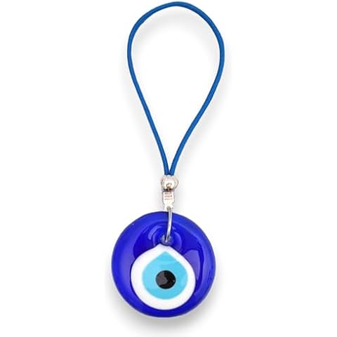 Erbulus Turkish Blue Evil Eye Car Hanging Ornament - Evil Eye Car Accessories - Evil Eye Car Charm Gift for Women or Men Cover