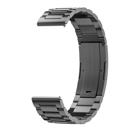 Pulsera de titanio compatible con Honor MagicWatch 2 46 mm, 22 mm de acero inoxidable, correa de repuesto de metal para hombre y mujer, Acero inoxidable