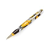 Conklin All American Ballpoint Pen in Yellowstone – Unique Yellow, Brown & White Design – Ideal Gift for Professionals & Pen Enthusiasts