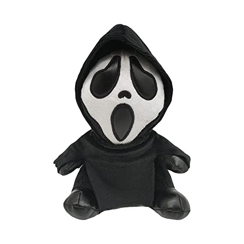 Scream Ghost Face Plush Toy Cute Grim Reaper Ghost Face Plush Toy Terrors Reaper Ghost Doll Gifts for Kids Adults (Cute Ghost)