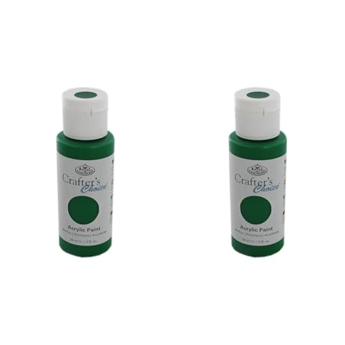 Royal & Langnickel Deep Green Acrylic Paint - 59ml (Pack of 2)
