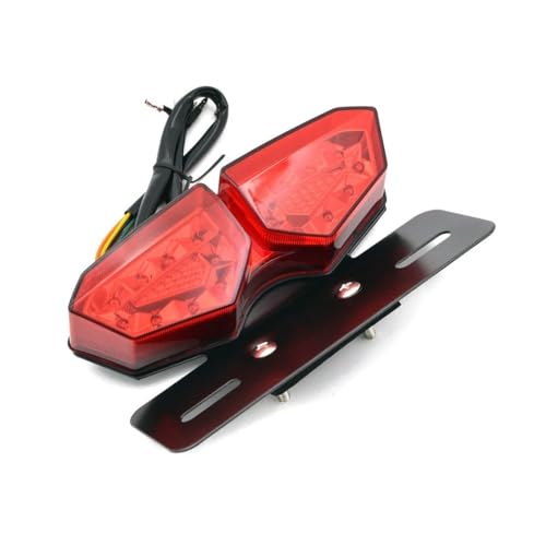 Feu arrière 12V LED moto pour virées sur la plage et pistes tout-terrain