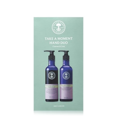 Neal's Yard Remedies Take A Moment Garden Mint & Bergamot Gift Set, Hand Wash & Hand Lotion with Essential Oils - Image 2