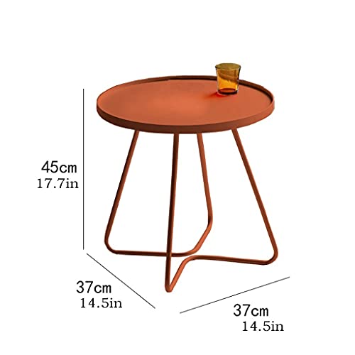 Table d'appoint en fer forge noir polyvalente et robuste - 4