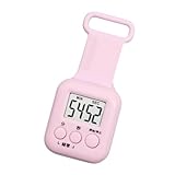 Cronometro da tasca,Orologio conteggio alla rovescia magnetico,Portachiavi timer esterno - per doccia, cucina, yoga, lezioni, palestra, studio, insegnanti, studenti, sportivi