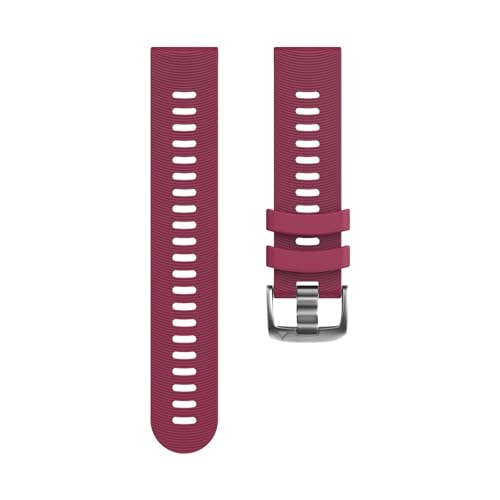 Correa de silicona de 20mm con pasadores rápidos para reloj Forerunner 55 y 245