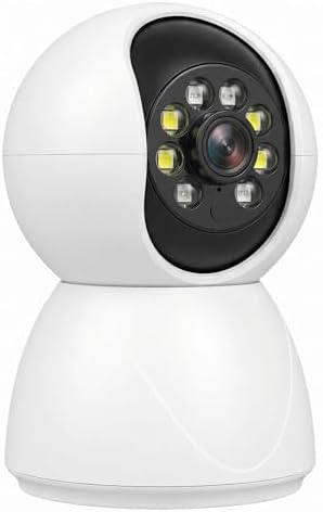 360° Pan/Tilt Wi-Fi Pet Camera with Auto Motion — main product photo from Amazon listing (ASIN B0GLF5QF1M)