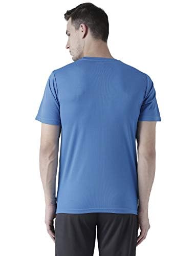 Image of berge' Men Instadry Dryfit Round Neck Sports Tshirt for Badminton, Running Activity, Casual Plain Tshirt for Men's, Regular Fit Gym Wear Tees, Half Sleeve Tshirt for Men for Exercise