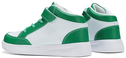 Toddler Girls Slip On Shoes Boys Running High Top Sneakers Lightweight Casual Walking Kids Gym Shoes Green 83