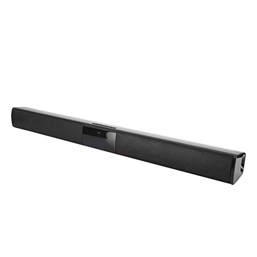 BS 28B Barre de Son Bluetooth Stéréo sans Fil, avec Batterie, Radio FM, Carte Mémoire, pour TV, PC, Jeux Vidéo et Projecteurs