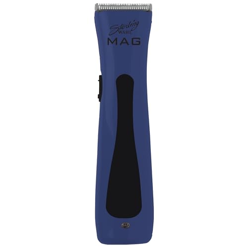 Wahl Professional Sterling Mag Trimmer Cordless Lightweight and Quiet 120 Minute Runtime with Charging Dock Midnight Blue