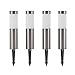 Produktbild Lindby 4er Set LED Solarleuchten 'Sirita' (spritzwassergeschützt (Modern) in Alu aus Edelstahl (1 flammig,) - Solarlampe, Solarleuchte Garten