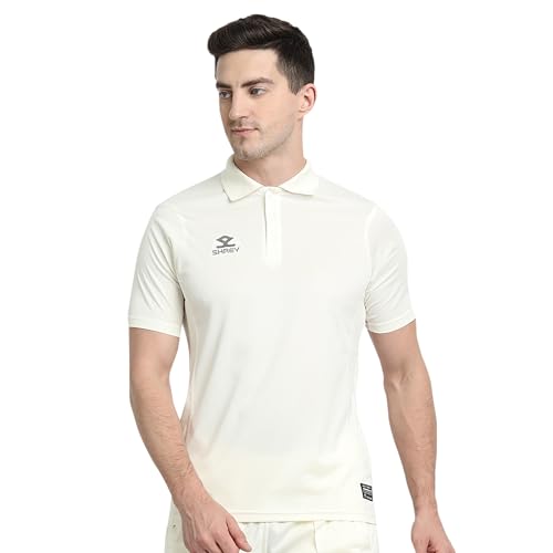 Image of SHREY Cricket Match Polo T Shirt Short Sleeve for Men's