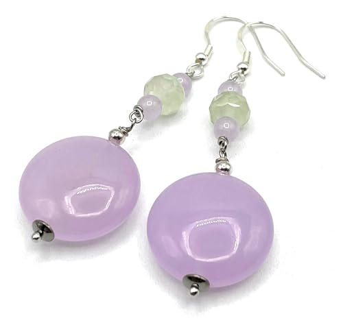 Boucles d'oreilles Améthyste et argent 925 de haute joaillerie italienne