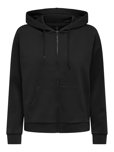 Only Play ONPLOUNGE sweat à capuche sweat-shirt sportswear femme noir