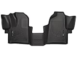 Husky Liners Weatherbeater Floor Mats | Fits 2015 - 2021 Ford Transit 150/250/350/350HD w/Carpet Flooring | Front Row, 2-pc Black - 18771