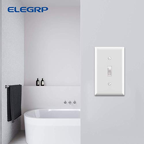 Plaque murale anti-fissure pour masquer les défauts de boîtier interrupteur blanc ELEGRP