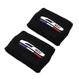 LOGO QQLADY Z for Honda CB1000R CB 1000R Cb 1000r 2008-2016 2015 2014 Motorrad Vorderradbremse Reservoir Abdeckung Tank Tasse Abdeckung Reservoir Socke X (Color : 2 Pieces Black)