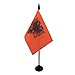 Produktbild AZ FLAG - Tischflagge Albanien - 15x10 cm - Albanische Tischfahne 10 x 15 Cm - Flaggen
