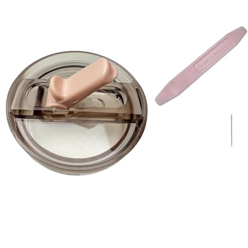 Effonek ウォーターカップアクセサリー 新型スタンレープロ用密閉漏れ防止蓋 (ライトピンク,40oz1180ml)