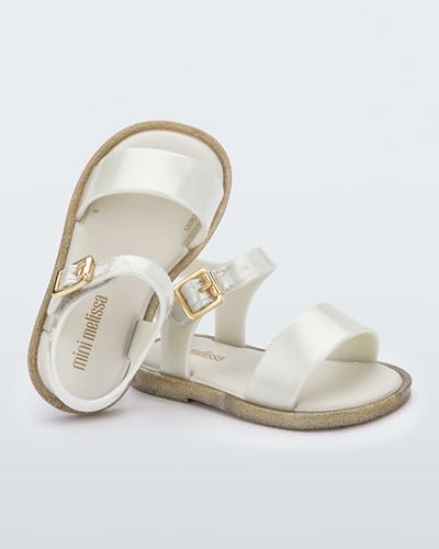 mini melissa Girl's Mar Flat Sandals4