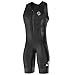 Produktbild SLS3 Triathlon-Anzüge für Herren - Langlebiger FRT Herren-Tri-Anzug - Ärmelloser Trisuit für Männer - Leichter Herren-Triathlon-Rennanzug (Mitternachtsschwarz, M)