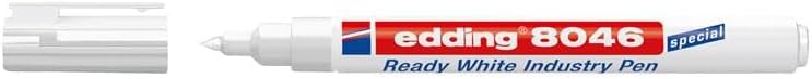 edding 850 permanent marker - black - 5 pens - chisel tip 5-15 mm - for bold markings - waterproof, quick-drying, smear-proof pens - for cardboard, plastic, glass, wood, metal and fabric