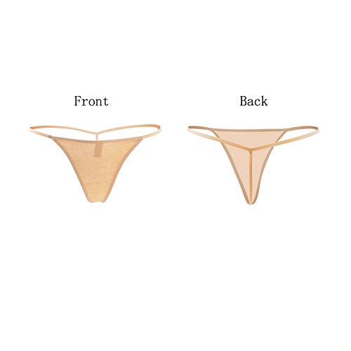 Image of Cotton G-string, Women Panties Simple Thongs Lightweight Multi-Pack G-string&T-back