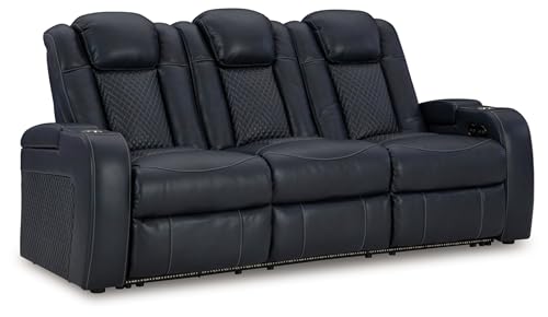 Signature Design by Ashley Fyne-Dyme Contemporary Power Reclining Sofa with