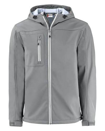 Clique Telemark Eco Stretch Softshell Full Zip Mens Hooded Jacket4