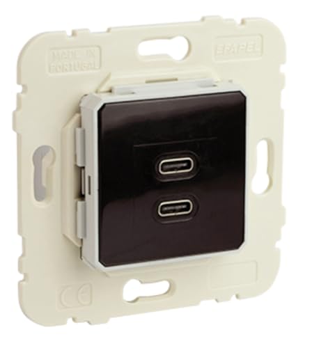 Cargador USB Tipo C de doble salida 5V 3A para cargar dos móviles a la vez