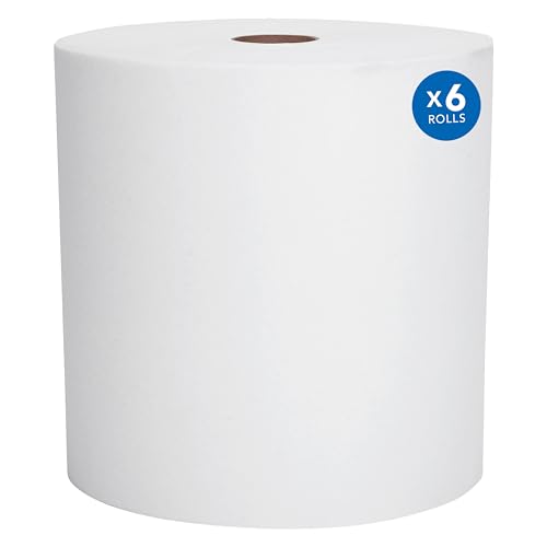 Scott Professional Essential Universal High-Capacity Hard Roll Paper Towels, Bulk (02000), Hardwound 1.75