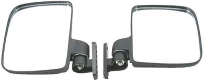 GTW Juego de 2 espejos laterales para carrito de golf, ajustables para conductor y pasajero (ajuste universal)