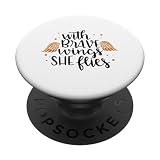Con le ali coraggiose vola PopSockets PopGrip Intercambiabile