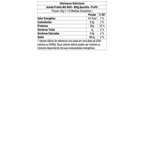 Profit Isolate Protein Mix Baunilha 900G