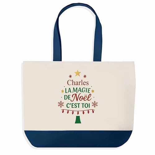 Sac shopping Charles de Noël au bureau : l'humour insolite au quotidien
