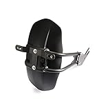 Para NK150 NK250 para N&INJA Moto Guardabarros Trasero Delantero Guardabarros Trasero de Motocicleta, Guardabarros de Rueda, Soporte de Placa de matrícula para K&awasaki NK150 NK250 para N&INJA Frontal Mudfla