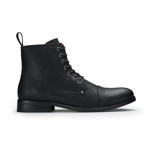 Image of Polar Fox Men's Ankle Dress Boots | Lace-up Casual Fashion Boot Collection | Cap Toe & Plain Toe Styles |