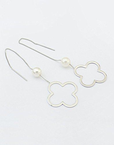 Gold Plated Geometric Drop Earrings