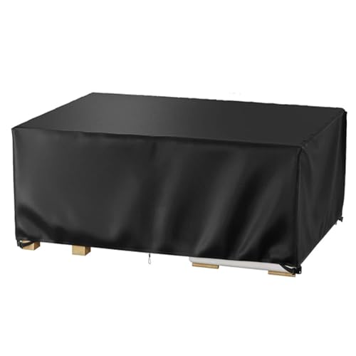 AOFOAE 125Lx125Wx110Hcm Funda para Mesa Exterior,Fundas Muebles para Jardín,Funda Protectora para Silla De Patio Exteriores,Impermeable, Protección contra Los Rayos UV, Resistente 420d, Tejido Oxford