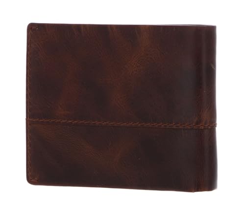 Porte-monnaie Kuba Chiemsee en cuir véritable marron avec compartiments - 4