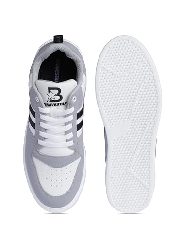 Image of BRAVESTAR Flame Sneaker for Men,Lightweight,Soft Cushioned Insole,Trendy,Stylish,Low top Sneaker
