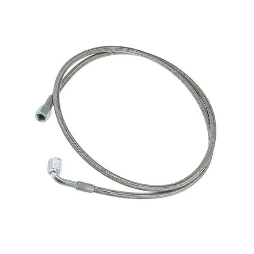 Línea de alimentación de aceite turbo de 48 pulgadas Motoforti AN4 trenzada de acero inoxidable