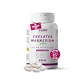 HSN Magnesio Bisglicinato 350mg (Mineral Elemental) | 120 Cápsulas Vegetales | Magnesio Quelado de Alta Biodisponibilidad | Suplemento de Magnesio Vegano Sin Gluten, No-GMO