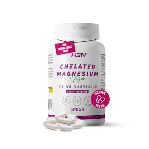 HSN Magnesio Bisglicinato 350mg — 120 Cápsulas Vegetales