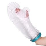 XHIVAR Dry Waterproof Cast Wound Cover and Bandage Protector Arm Sleeve Broken Hand Wrist for Shower Bath Reusable(Short Arm)